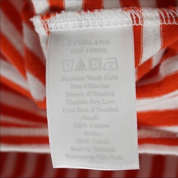 Everlane The Cotton Striped Short Sleeve Tee Dress - Picture 7 of 7